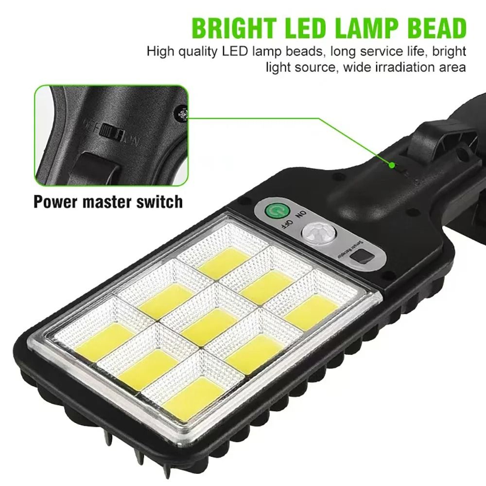 Solar Motion Sensor LED Wall Light With Cool White Glow 1