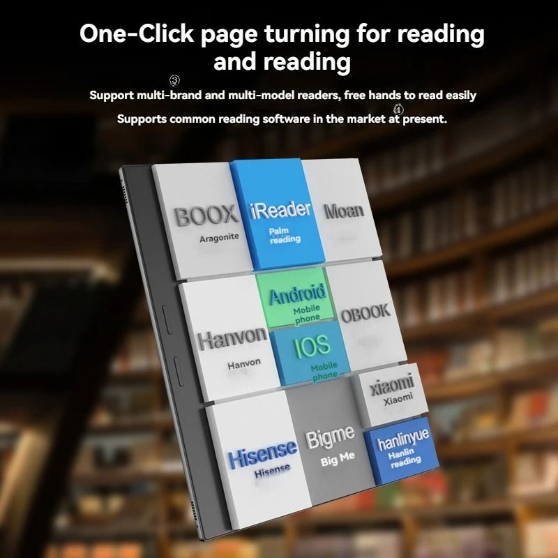 Bluetooth Page Turner Remote For Ebooks And Video Scrolling 2
