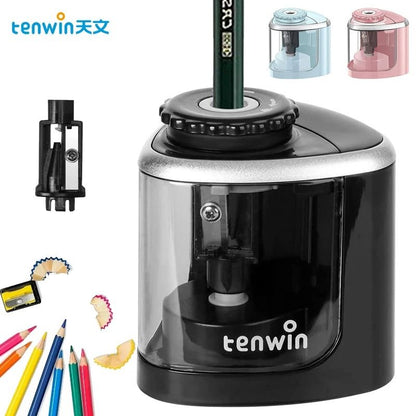Electric Pencil Sharpener With Safety Blade For Students And Artists 1