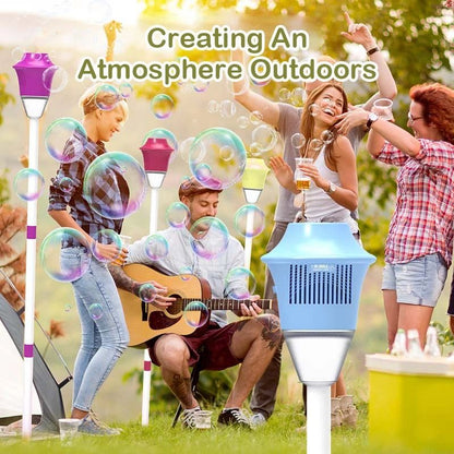 Street Light Bubble Machine With LED Lights For Parties And Outdoor Fun 3