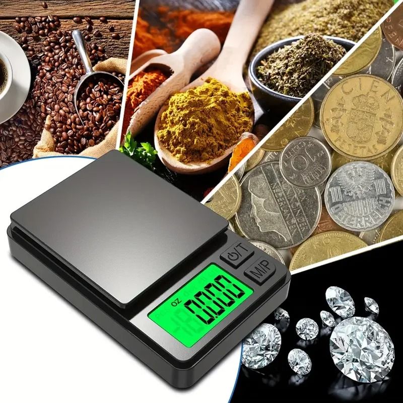 Precision Pocket Scale 1000g X 01g With LCD For Food Jewelry Travel 1