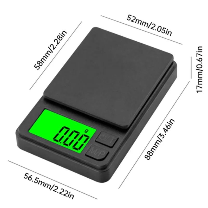 Precision Pocket Scale 1000g X 01g With LCD For Food Jewelry Travel 3