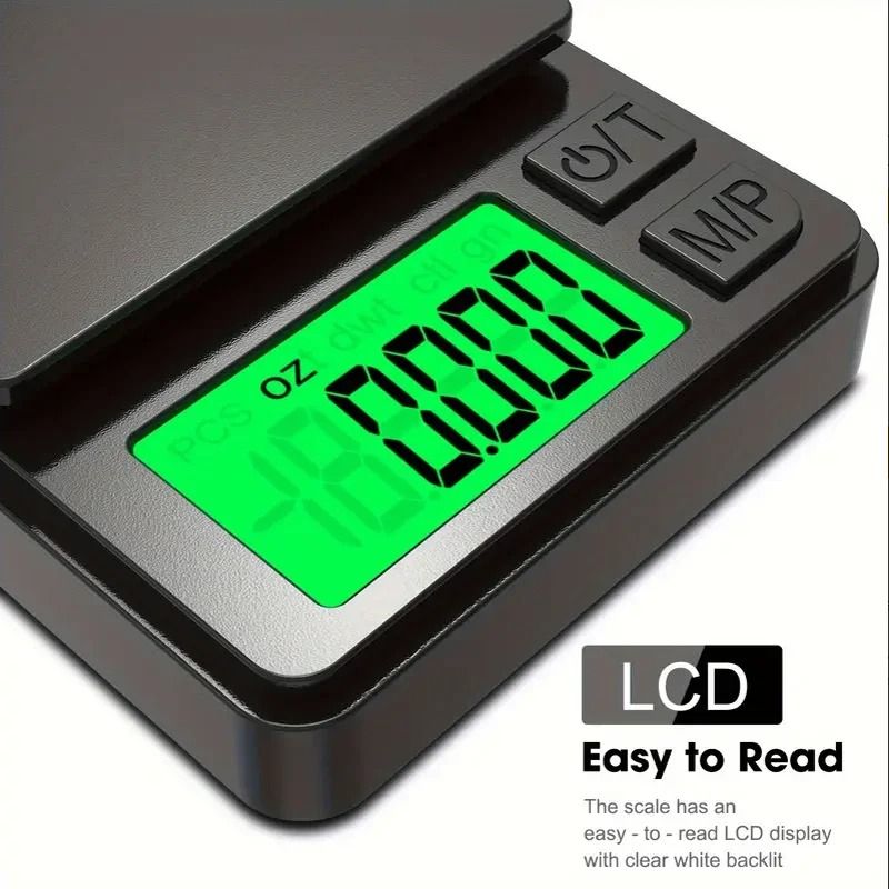 Precision Pocket Scale 1000g X 01g With LCD For Food Jewelry Travel 5
