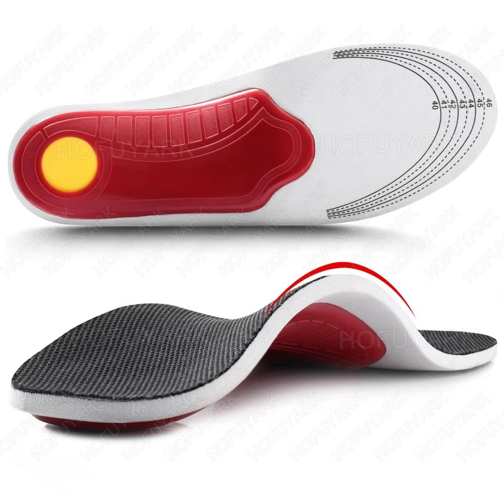 Orthotic Insoles for Men with Arch Support and Plantar Fasciitis Relief