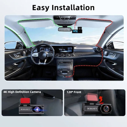 4K Dual Lens Dash Cam With WiFi GPS And Night Vision 6