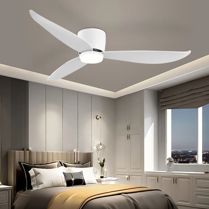 Modern LED Ceiling Fan With 6 Speed Settings And Light Strip 1