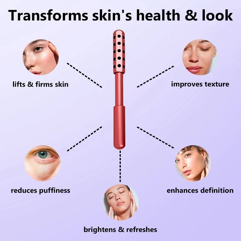 24 Bead Facial Acupressure Roller For Skin Tightening And Lymphatic Massage 3