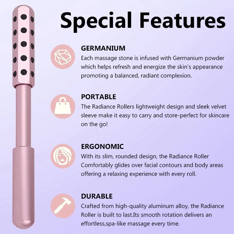 24 Bead Facial Acupressure Roller For Skin Tightening And Lymphatic Massage 5