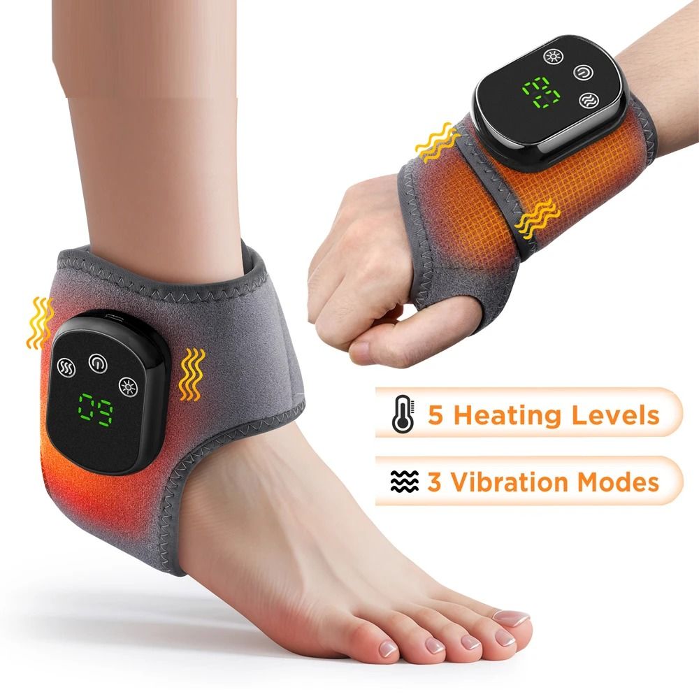 Electric Heat And Vibration Wrist And Ankle Support Brace 1