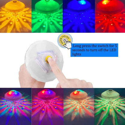 Floating RGB LED Light For Pool Spa And Bathtub 1
