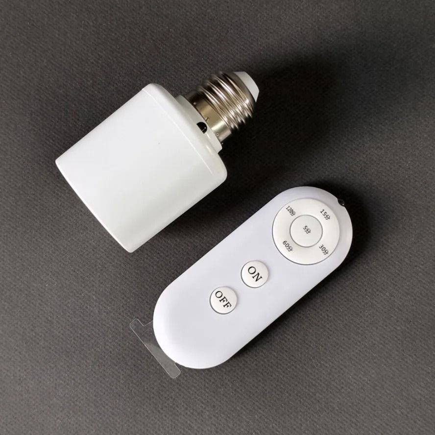 Smart Remote Control Lamp Holder With Timer Function 3