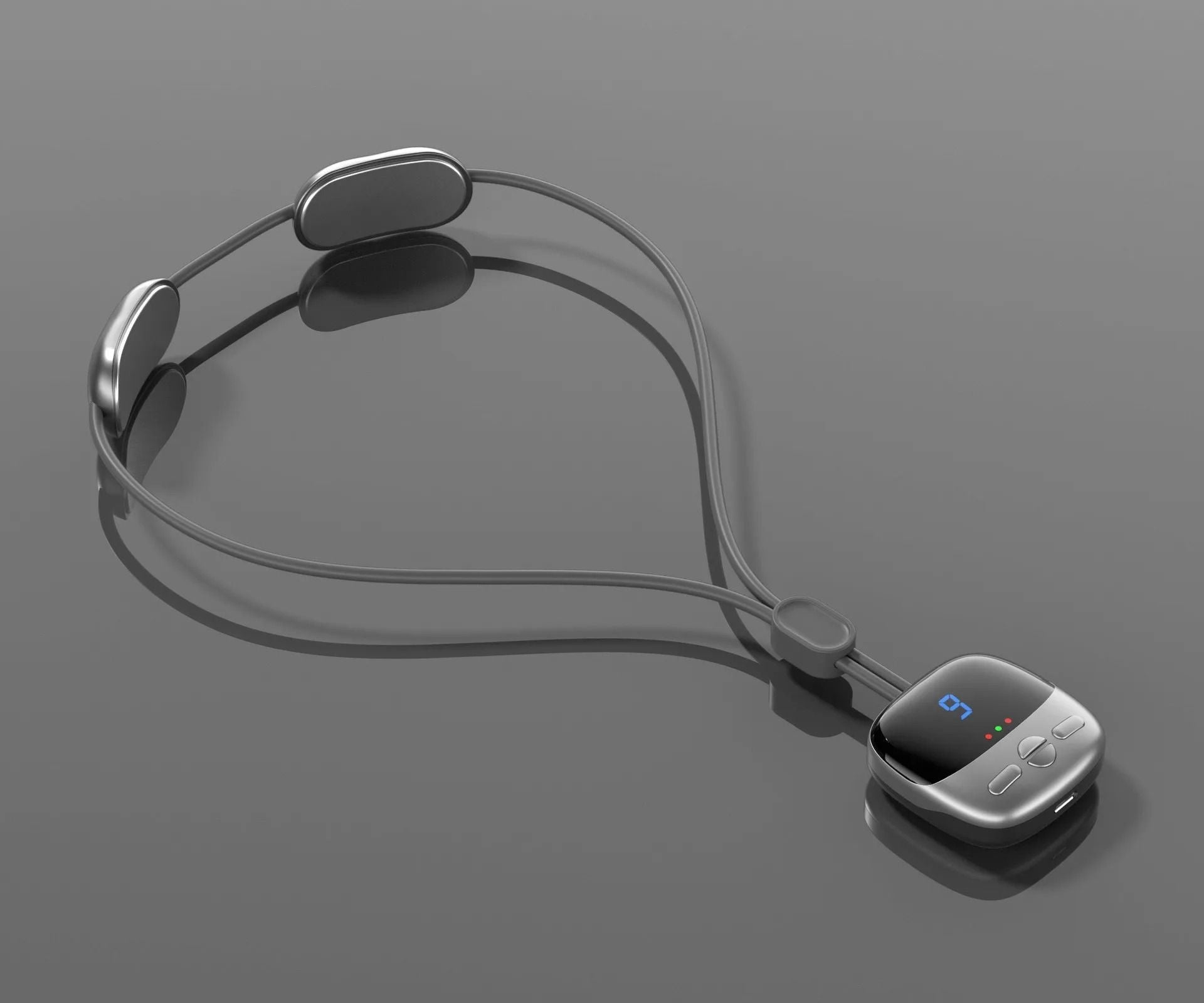 Mini Smart Hanging Neck Massager With Heat And EMS Pulse Relief 7