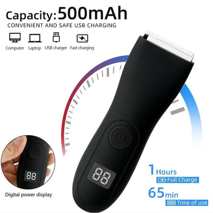 Mens Body Hair Trimmer With Groin And Bikini Shaver Attachment 5