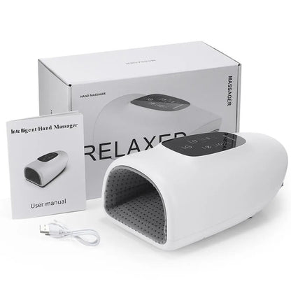 Electric Hand Massager with Air Compression and Heat Therapy