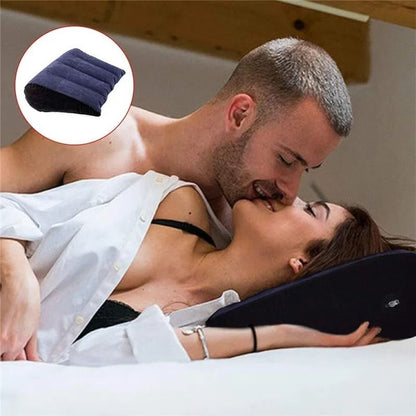 Inflatable Travel Body Pillow For Lumbar Support And Yoga Positioning 5