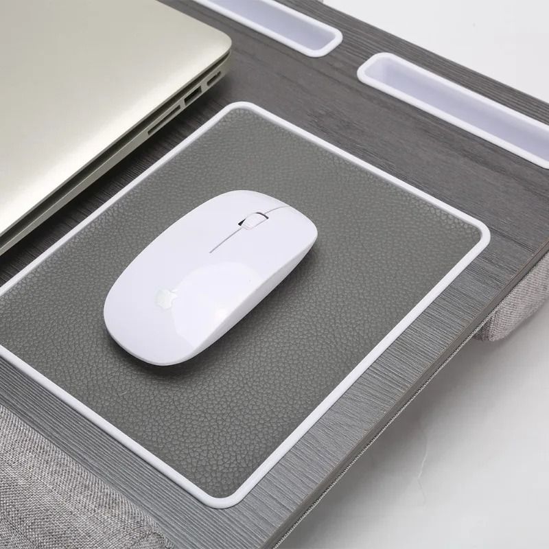 Portable Laptop Desk With Anti Slip Bar And Built In Mouse Pad 3