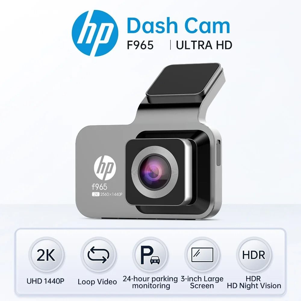 2K HD Night Vision Car Dash Cam with WiFi and Parking Monitor