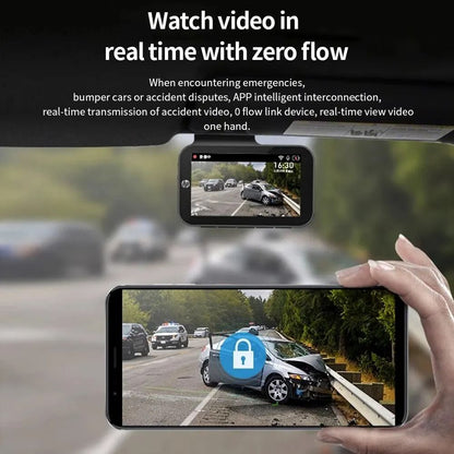 2K HD Night Vision Car Dash Cam With WiFi And Parking Monitor 3
