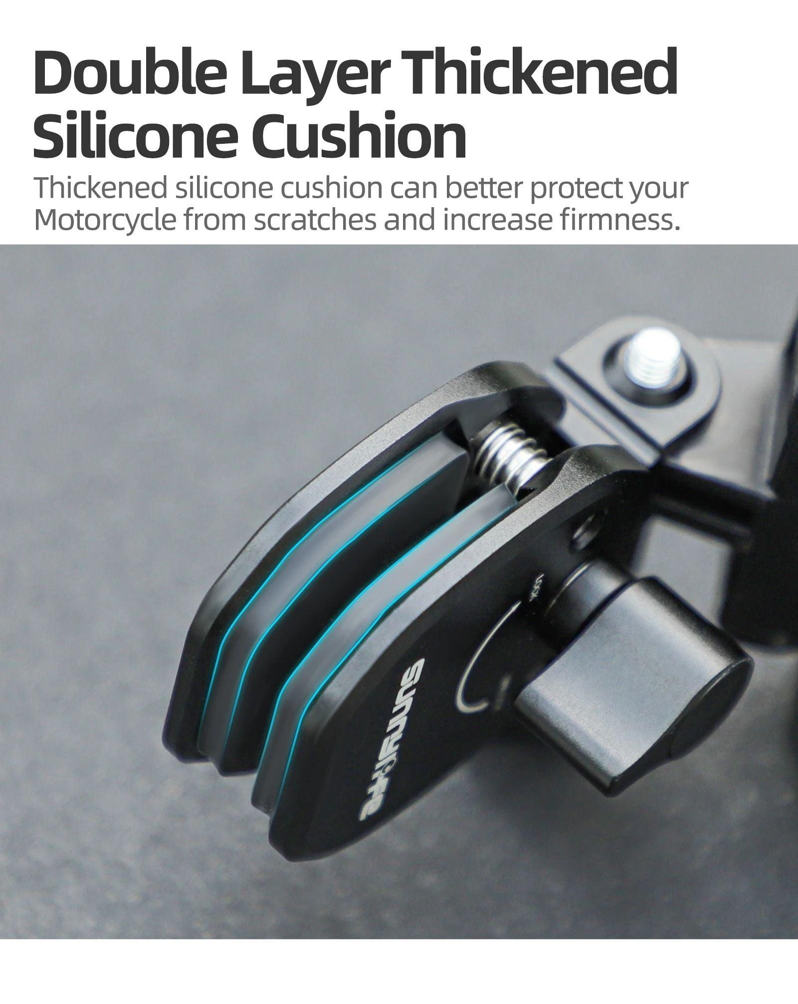 Motorcycle Windshield Mount Clamp For GoPro Insta360 DJI Osmo Action Cameras Aluminum Clip For Secu 5