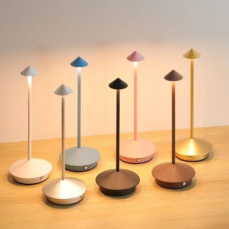 Modern Mushroom LED Table Lamp for Bedroom Home Decor Bedside Night Light Ambient Lighting for Restaurant or Living Room