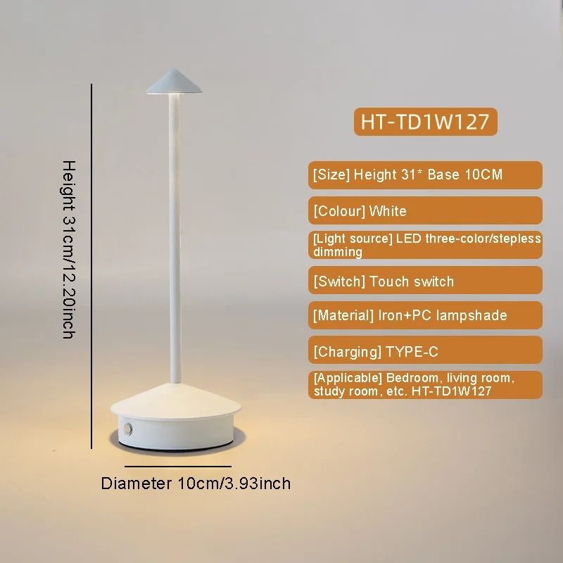 Modern Mushroom LED Table Lamp For Bedroom Home Decor Bedside Night Light Ambient Lighting For Rest 8