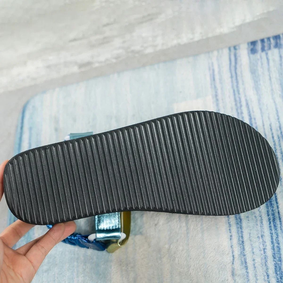 Hemp Rope Flat Sandals For Women Summer Casual Slip On Shoes For Beach Outdoor Comfort And All Day  5
