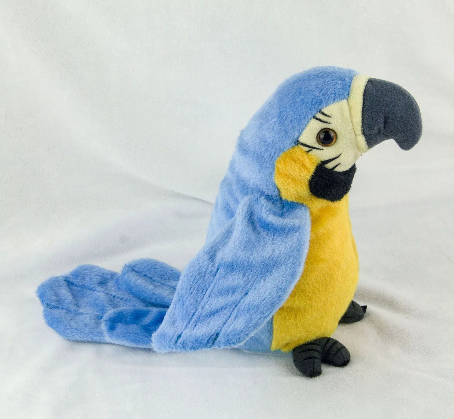 Talking Parrot Plush Toy With Repeating Voice Feature Animated Macaw Bird For Kids Interactive Play 7