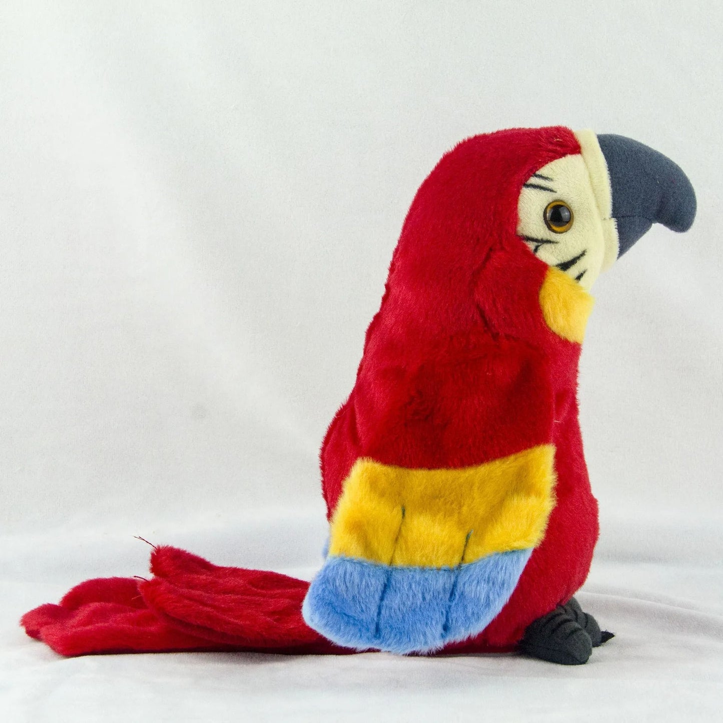 Talking Parrot Plush Toy With Repeating Voice Feature Animated Macaw Bird For Kids Interactive Play 8