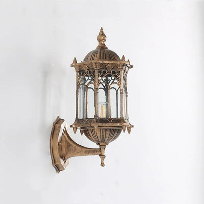 Retro Outdoor Waterproof Wall Lamp For Porch Garden Balcony Or Corridor With E27 Bulb Socket And An 2