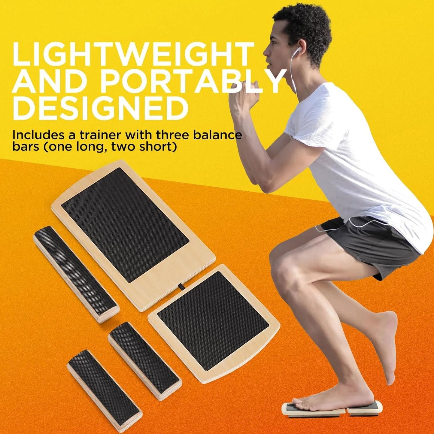 Ankle Balance Board Foot Trainer For Stability Strength Recovery Exercises For Yoga Pilates Or Plan 5