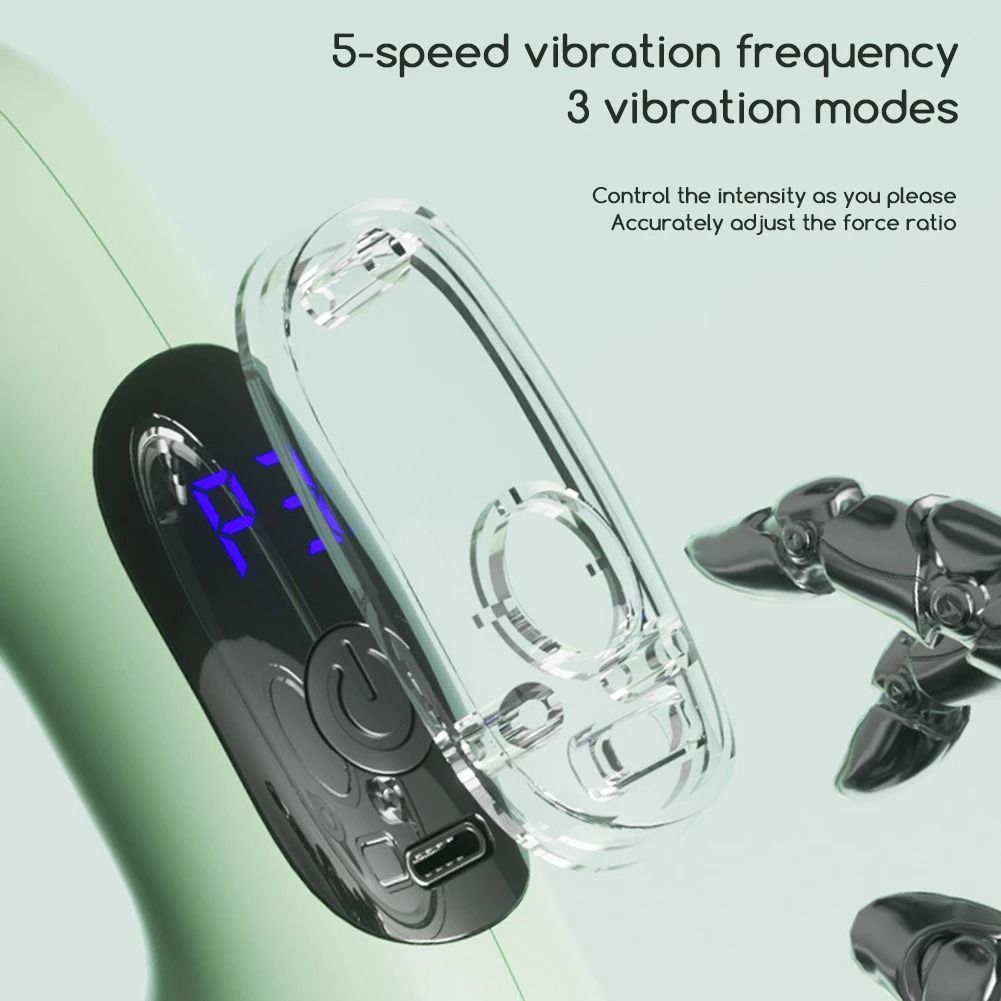 Cordless Fascia Ring Massager With Adjustable Vibration And Belt For Deep Tissue Recovery And Body  4