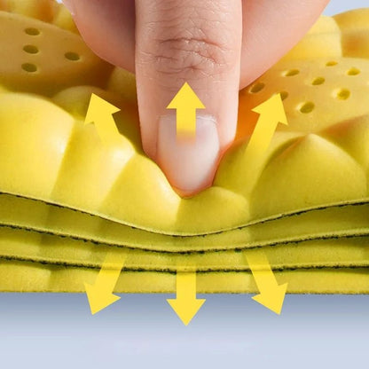 4D Cloud Sports Insoles With Shock Absorption And Arch Support For Running Comfort And Orthopedic C