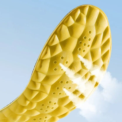 4D Cloud Sports Insoles With Shock Absorption And Arch Support For Running Comfort And Orthopedic C