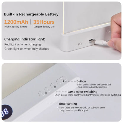 LED Bookmark Reading Light For Bed Or Travel Portable Clip On Night Light For Book Lovers Study And 5