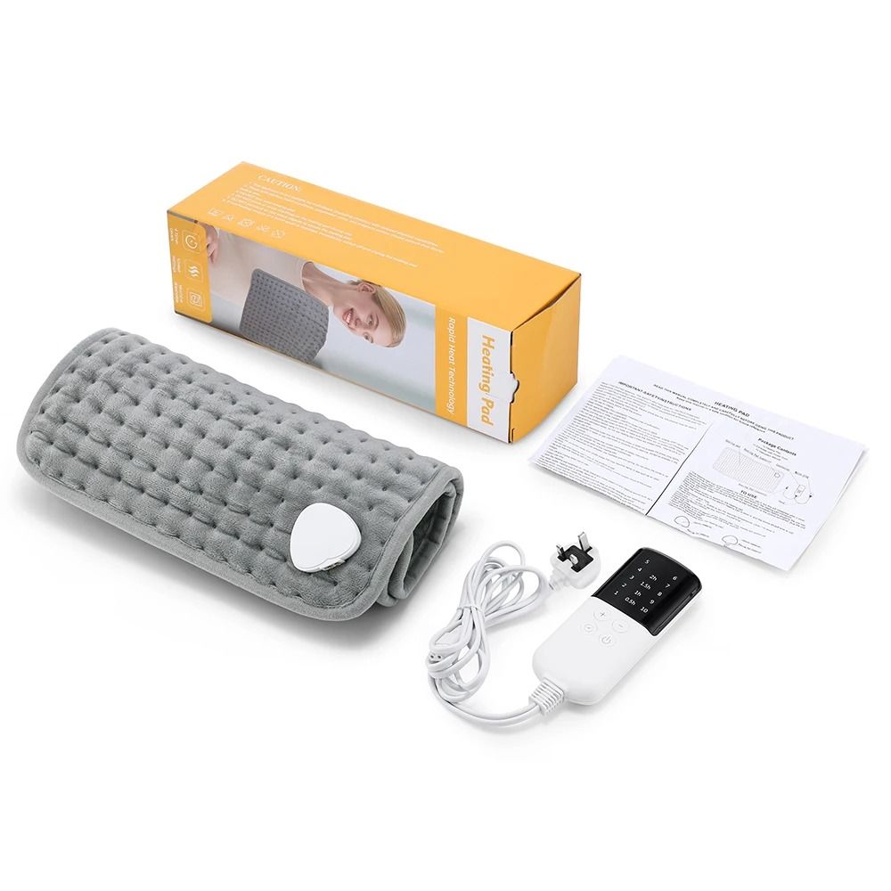Electric Heating Pad With 9 Heat Settings And Timer 30x60cm Soft Heated Blanket Mat For Back Pain A 10