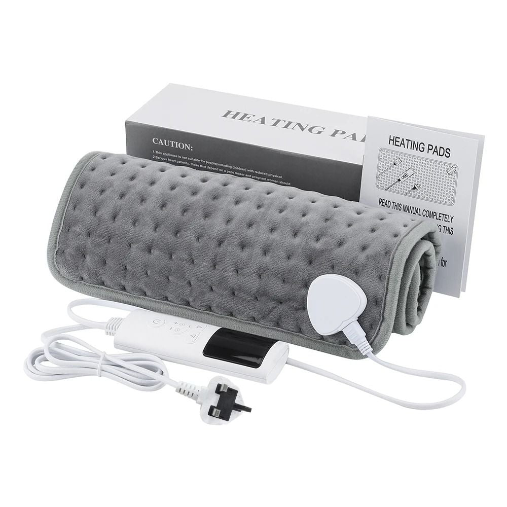 Electric Heating Pad With 9 Heat Settings And Timer 30x60cm Soft Heated Blanket Mat For Back Pain A 13