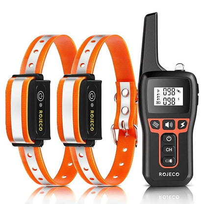 Rechargeable Remote Dog Training Collar With 1000m Range And Bark Control 9