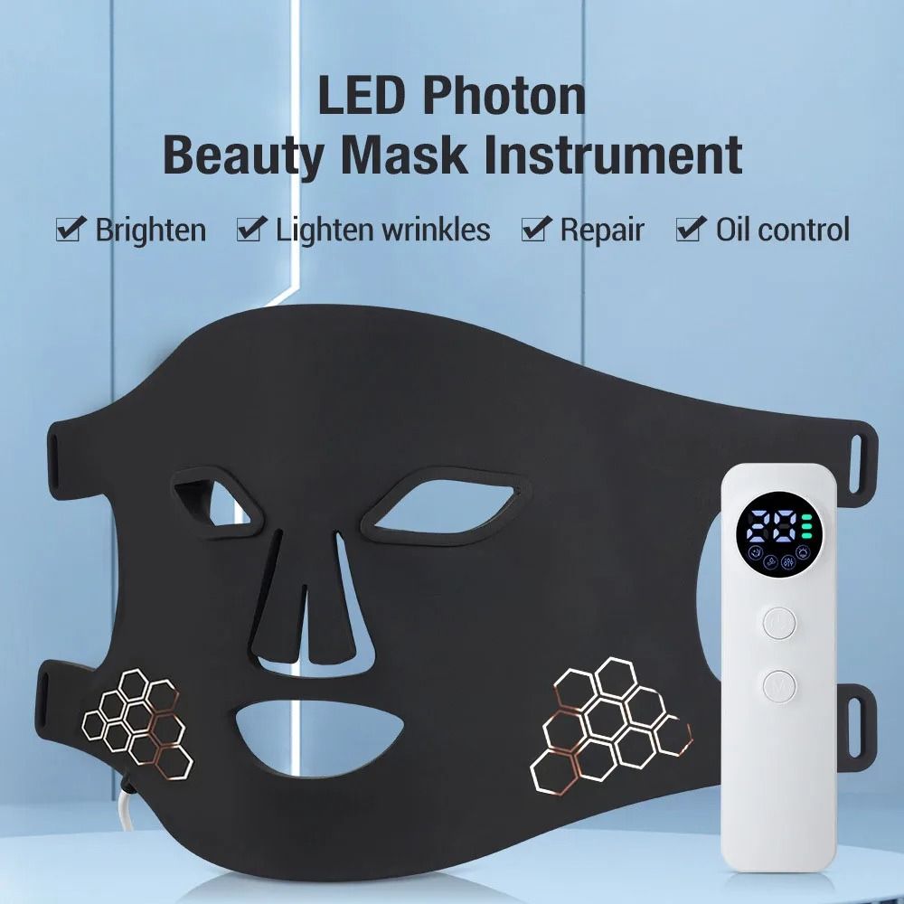 LED Red Light Therapy Facial Mask for Anti Aging and Skin Rejuvenation