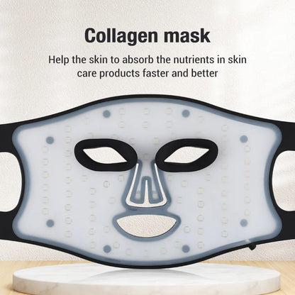 LED Red Light Therapy Facial Mask For Anti Aging And Skin Rejuvenation 2