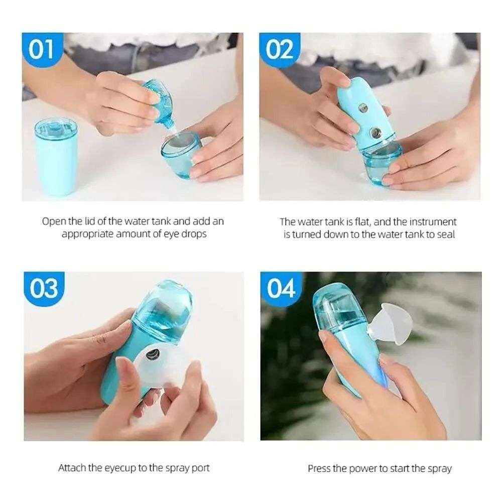 Portable Nano Spray Eye Moisturizing Glasses For Dry Eye Relief And Fatigue 4
