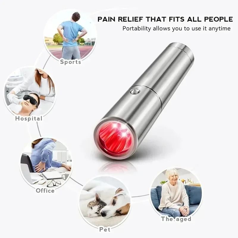 Portable Red Light Therapy Wand With 5 Wavelengths For Skin And Body Relief 6