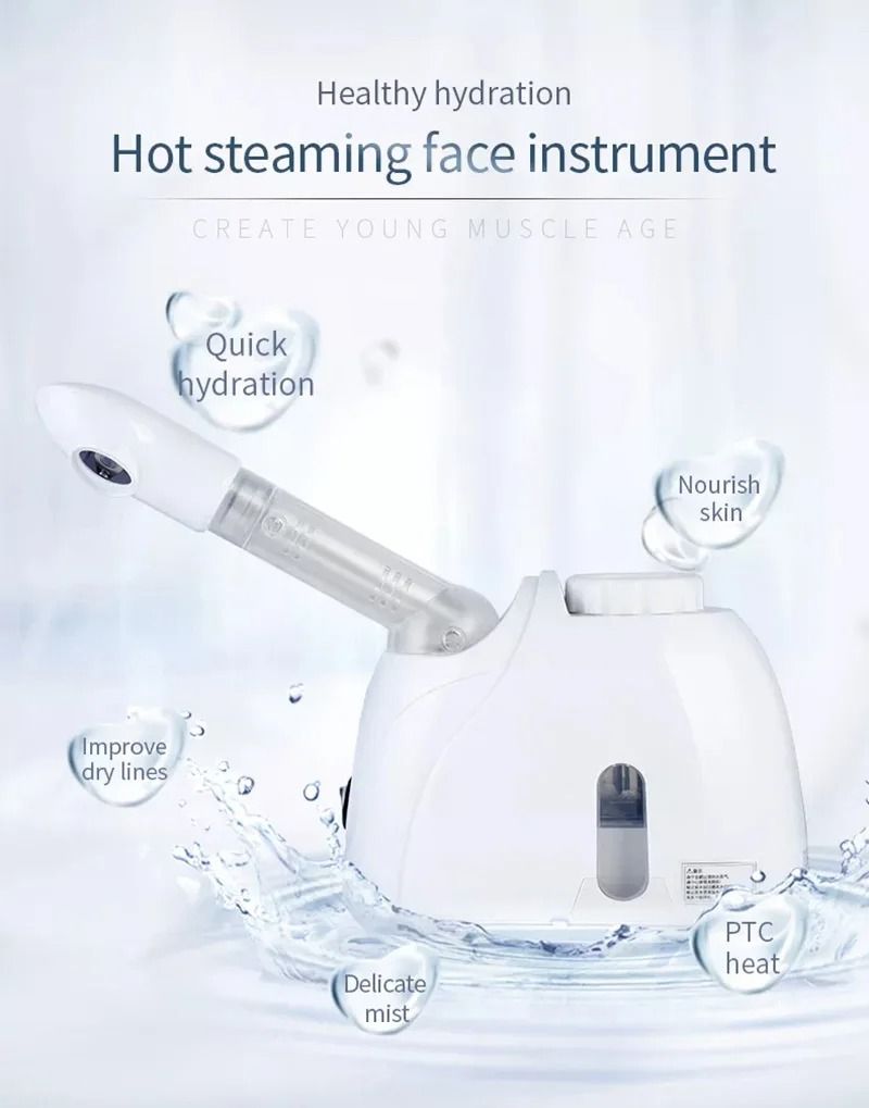 Ozone Facial Steamer Warm Mist Humidifier For Deep Pore Cleansing And Skin Hydration 2