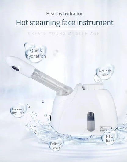 Ozone Facial Steamer Warm Mist Humidifier For Deep Pore Cleansing And Skin Hydration 2