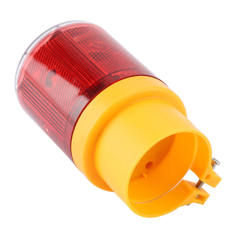 Flashing LED Warning Light Solar Power Alarm, Emergency Strobe Lamp LED Security Beacon for Outdoors