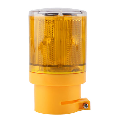 Flashing LED Warning Light Solar Power Alarm, Emergency Strobe Lamp LED Security Beacon for Outdoors