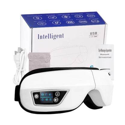 Smart Airbag Vibration Eye Massager With Heat And Music For Dark Circles And Fatigue Relief 6