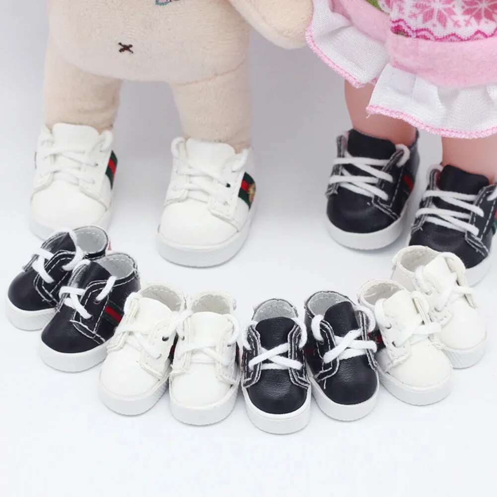 Labubu Dolls Sports Shoes, Multiple Styles, DIY Leather Cloth Shoes, Labubu Dolls, DIY Cloth & Leather