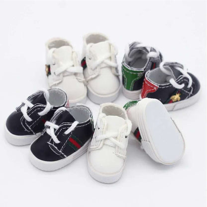 Labubu Dolls Sports Shoes, Multiple Styles, DIY Leather Cloth Shoes, Labubu Dolls, DIY Cloth & Leather