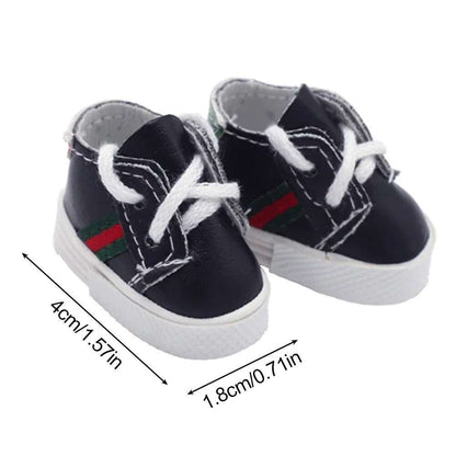 Labubu Dolls Sports Shoes, Multiple Styles, DIY Leather Cloth Shoes, Labubu Dolls, DIY Cloth & Leather
