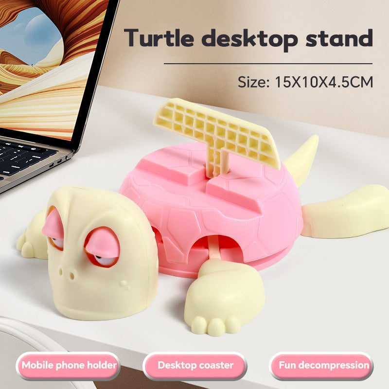 Creative Coaster Turtle Cup Pad 3D Printed Tea Coffee Mug Holder, Decorative Drink Tableware, Unique Home Decor Ornamet